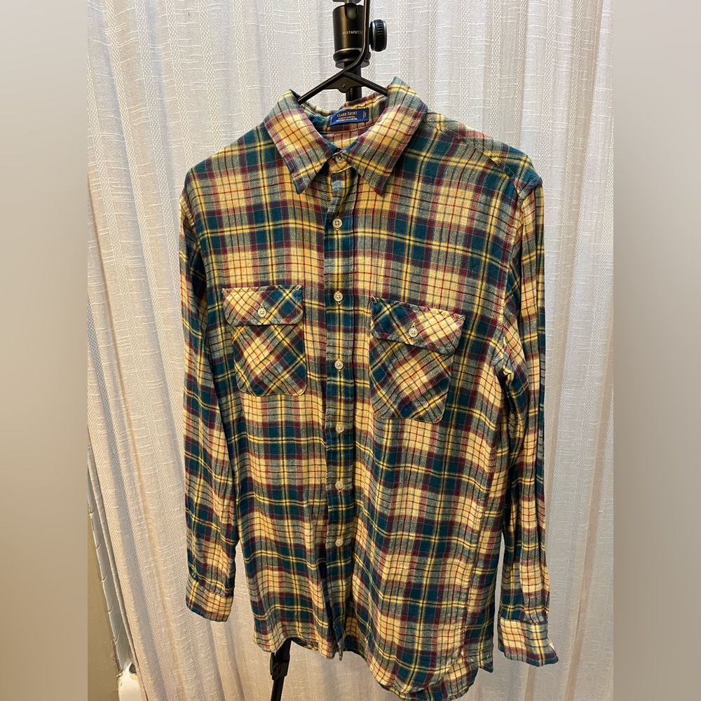 Pendleton Clark Shirt Linen / Cotton Small S